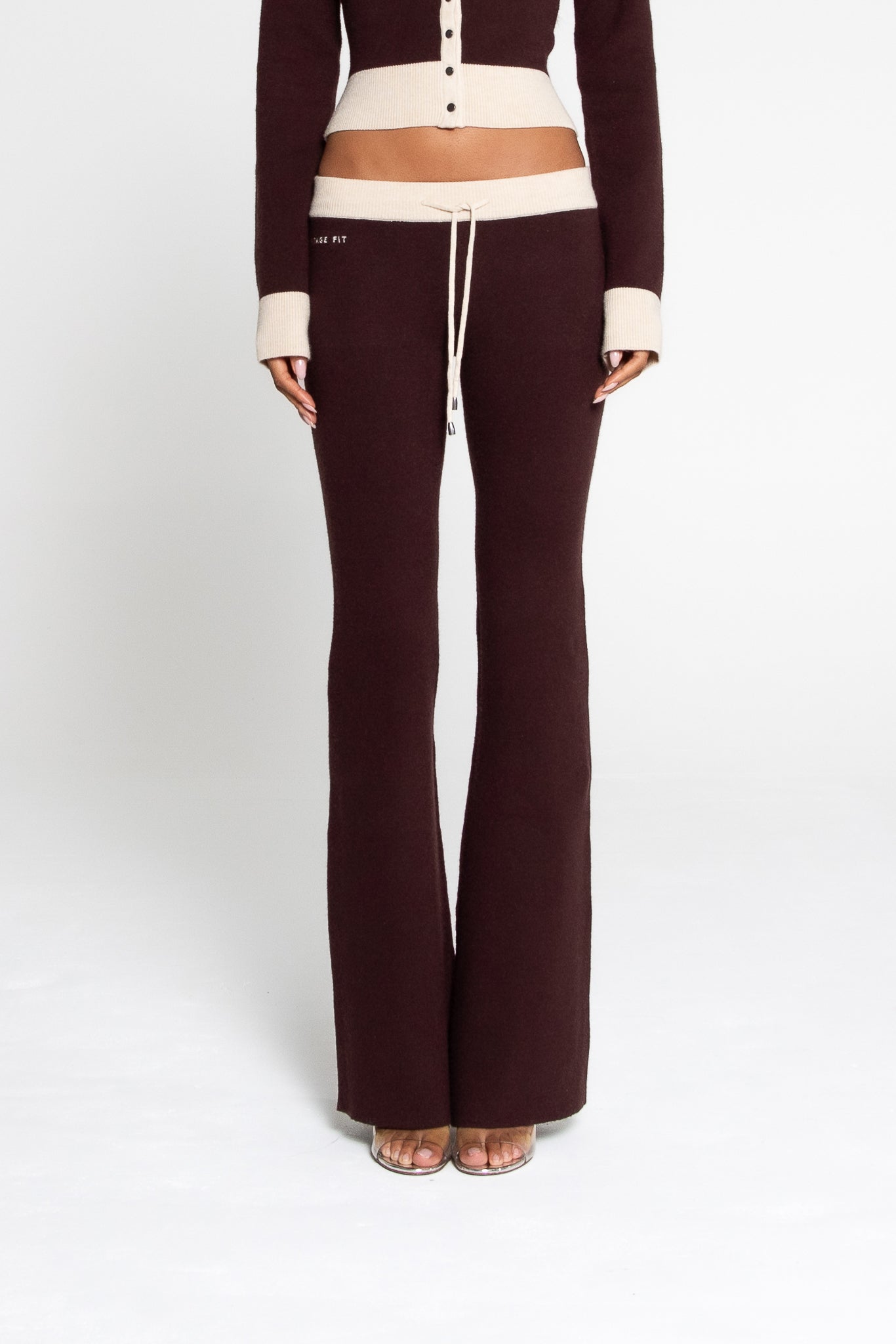 KNIT PANTS TIRAMISU