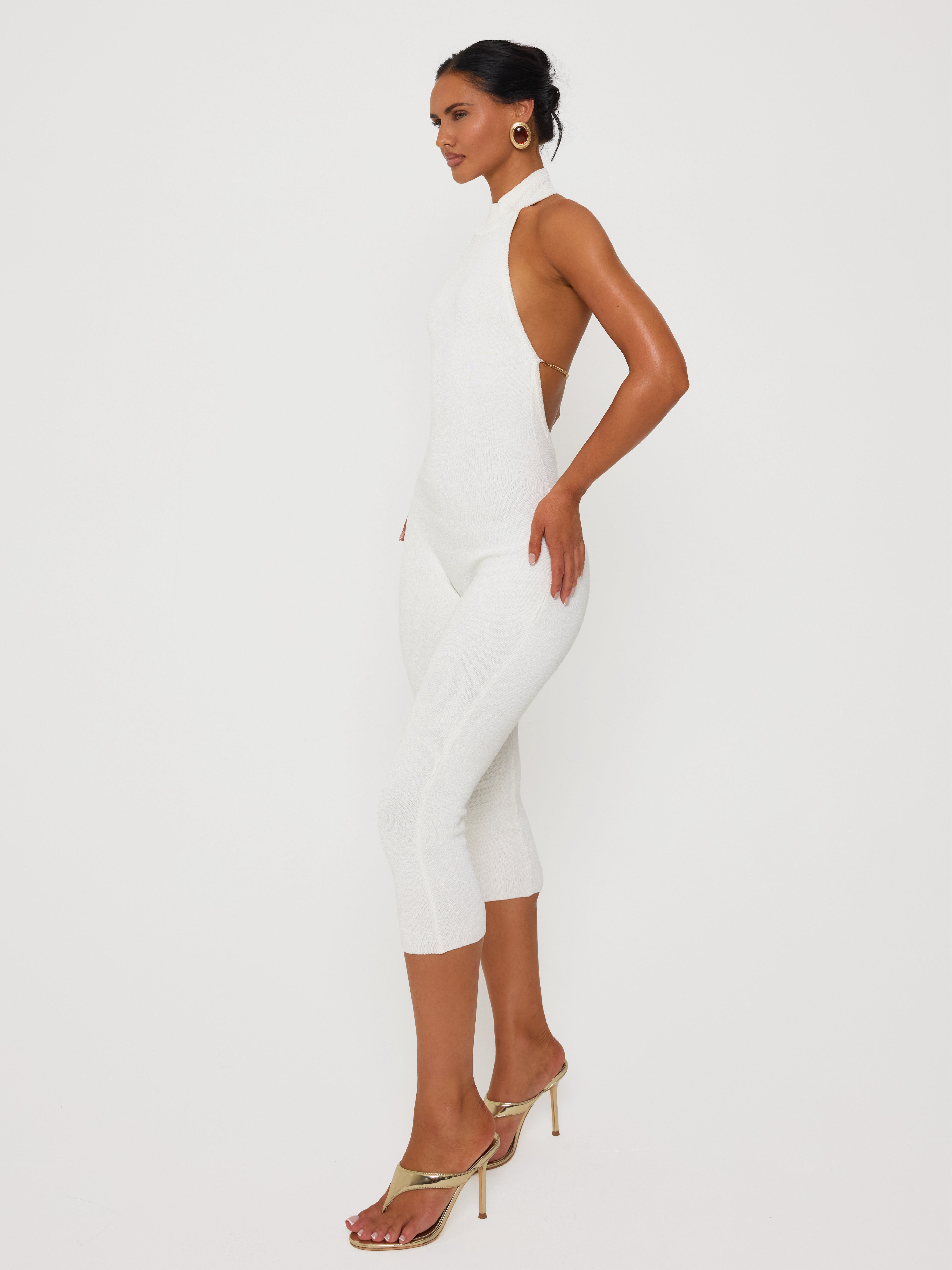 Capri Jumpsuit Salt