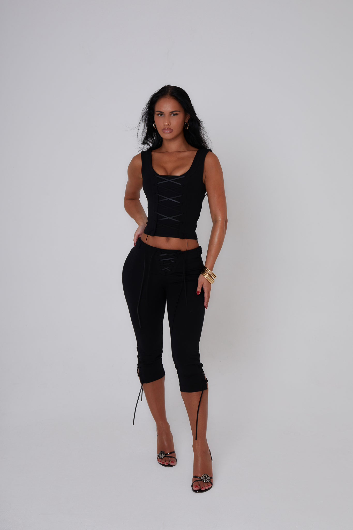 CORSET TOP BLACK