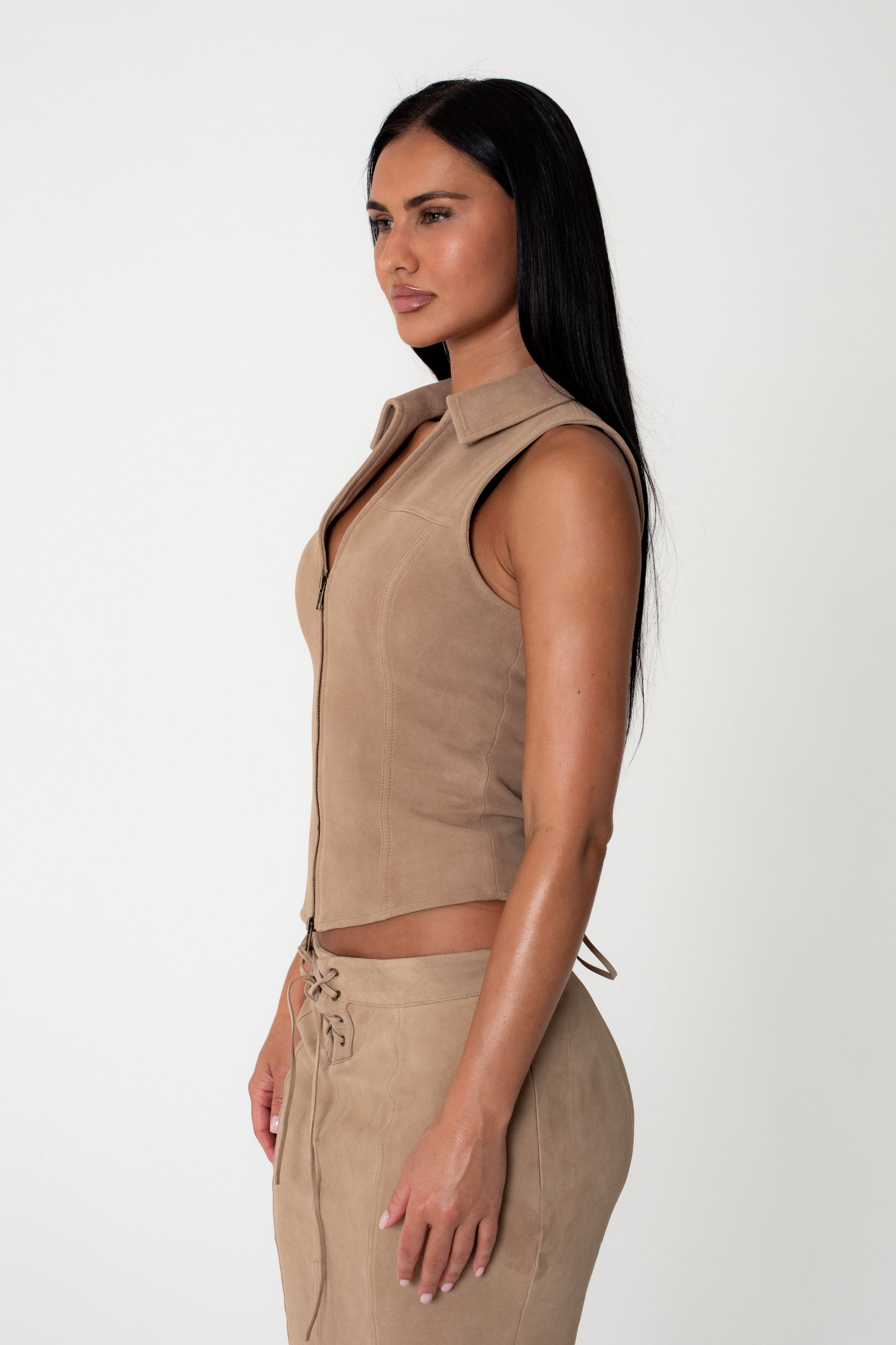 SUEDE VEST
