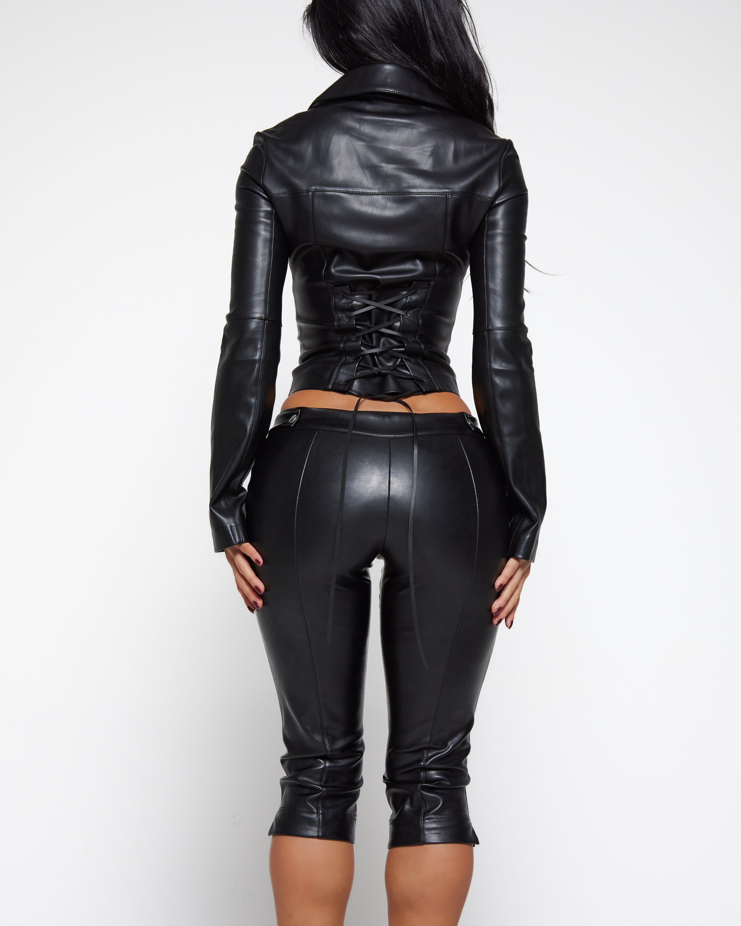 COLLARED ZIP UP INK