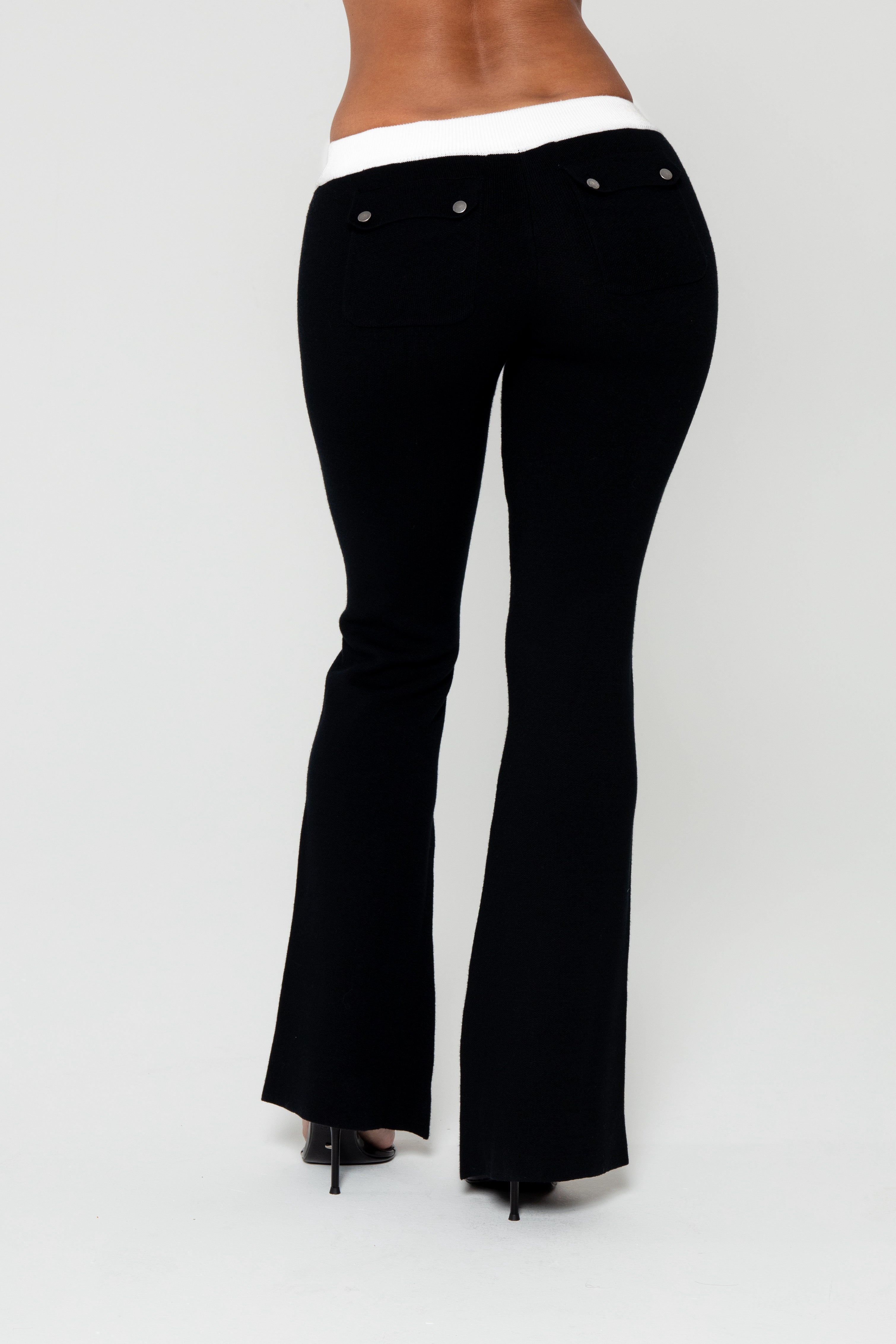 KNIT PANTS CAVIAR