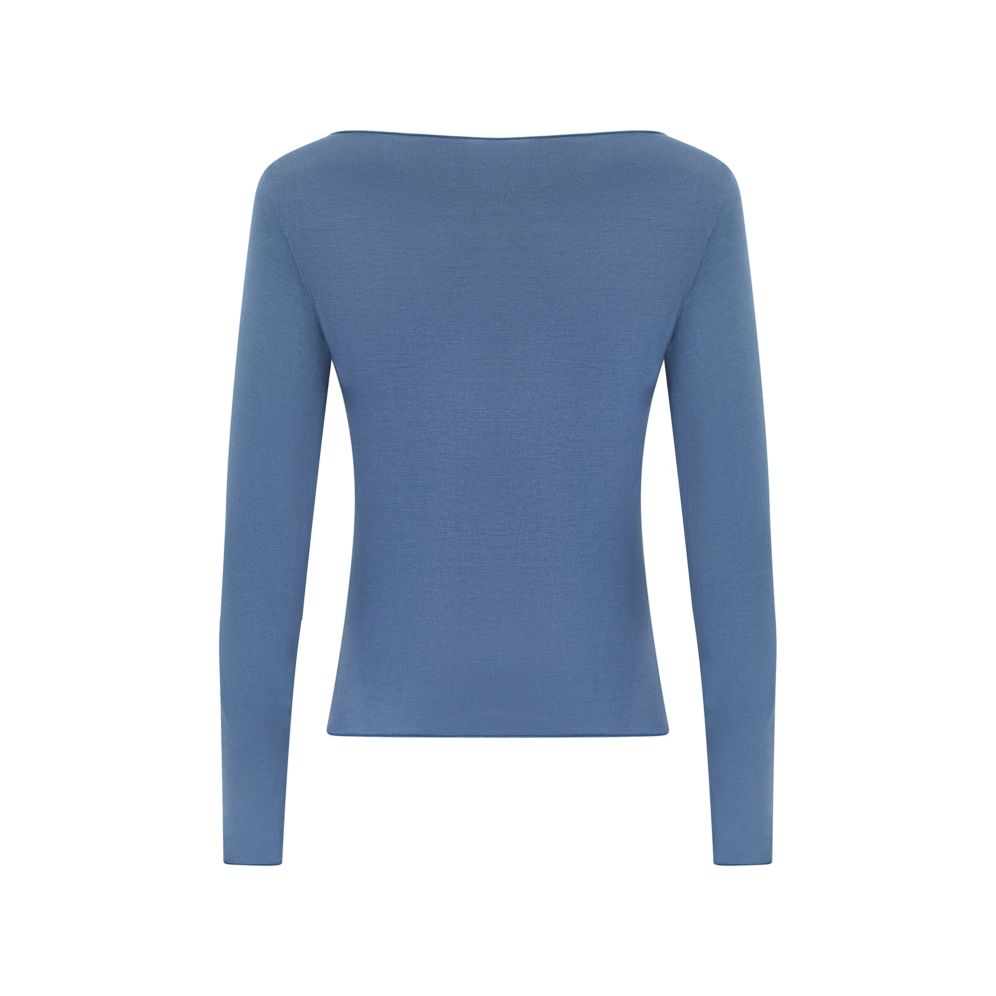 PETROL SEMI SHEER TOP