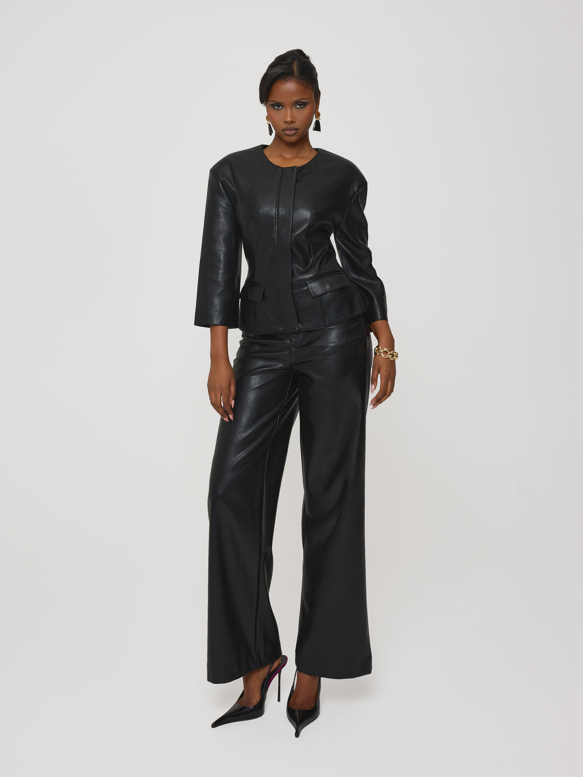 Peplum Jacket Caviar