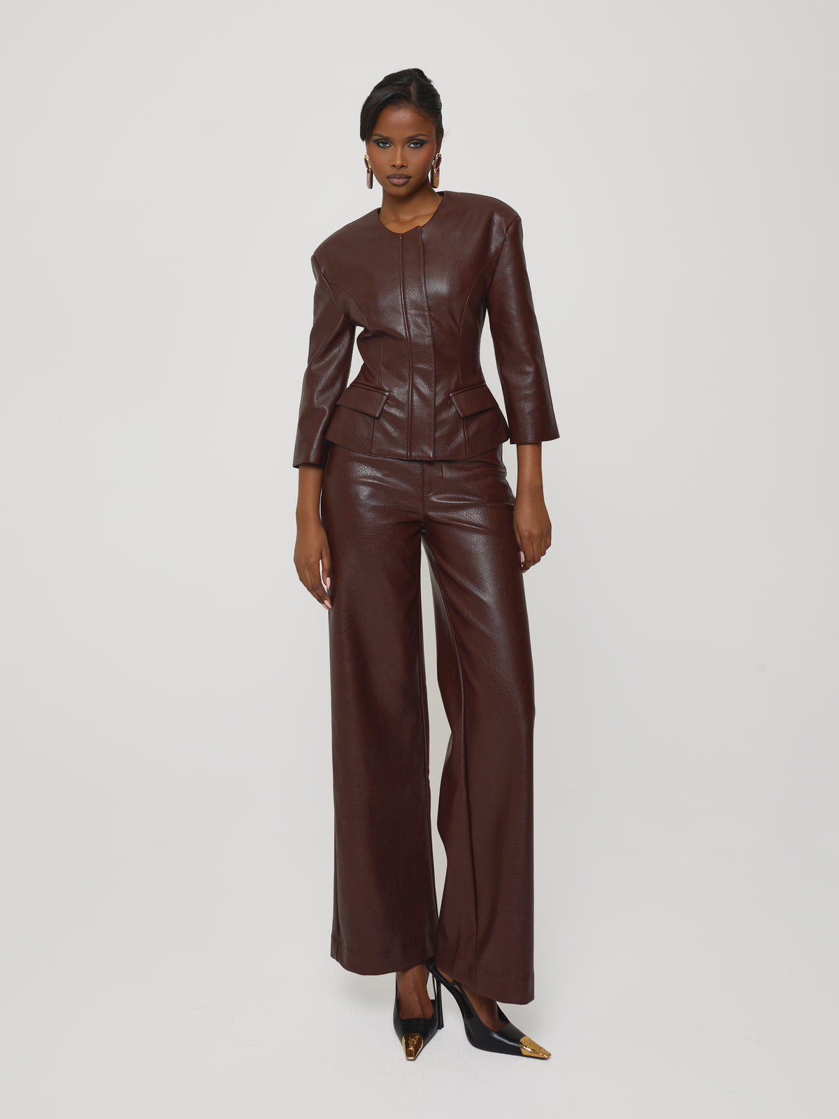 Straight Trouser Burgundy