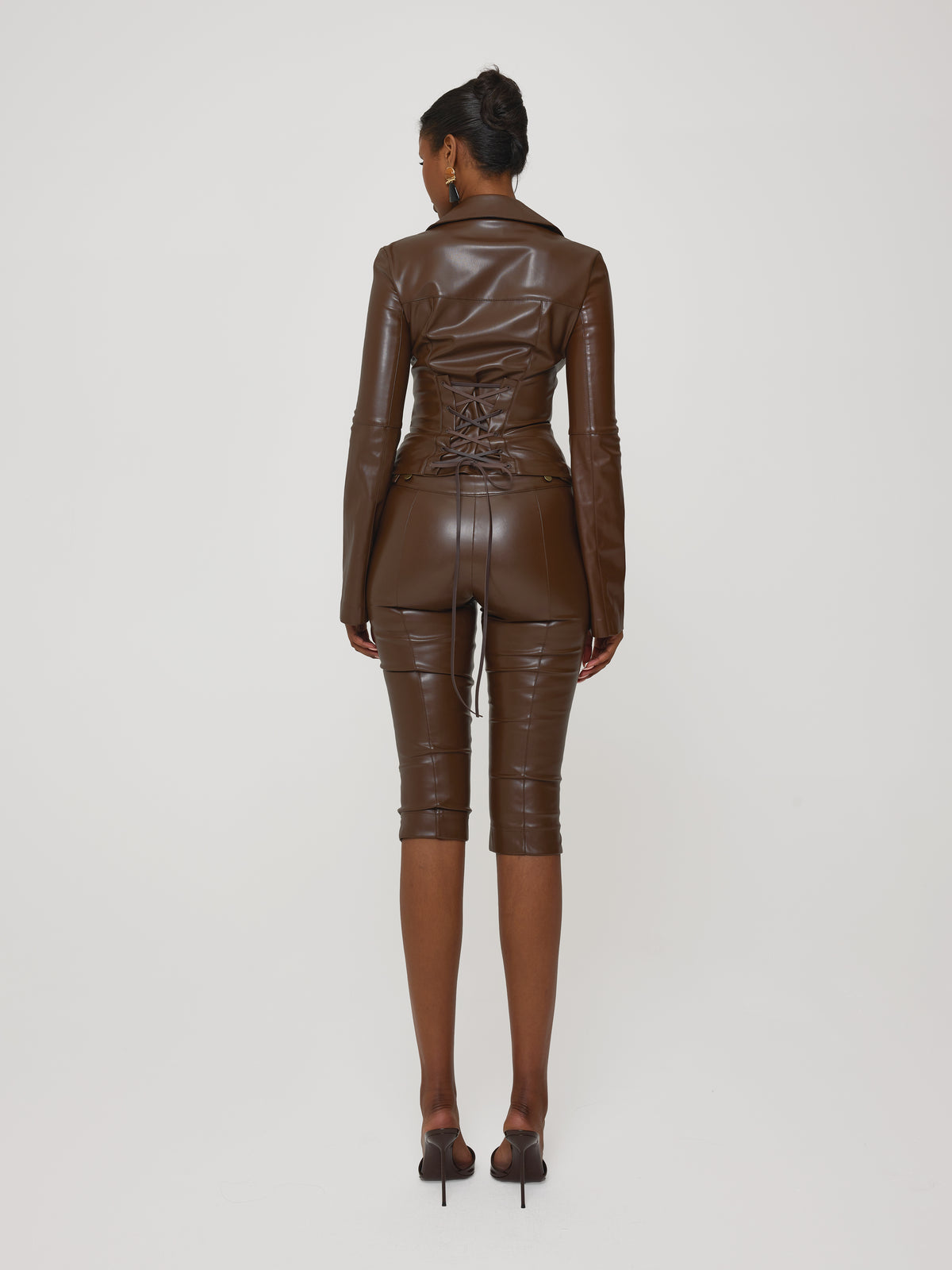 Collared Zip Up Tan