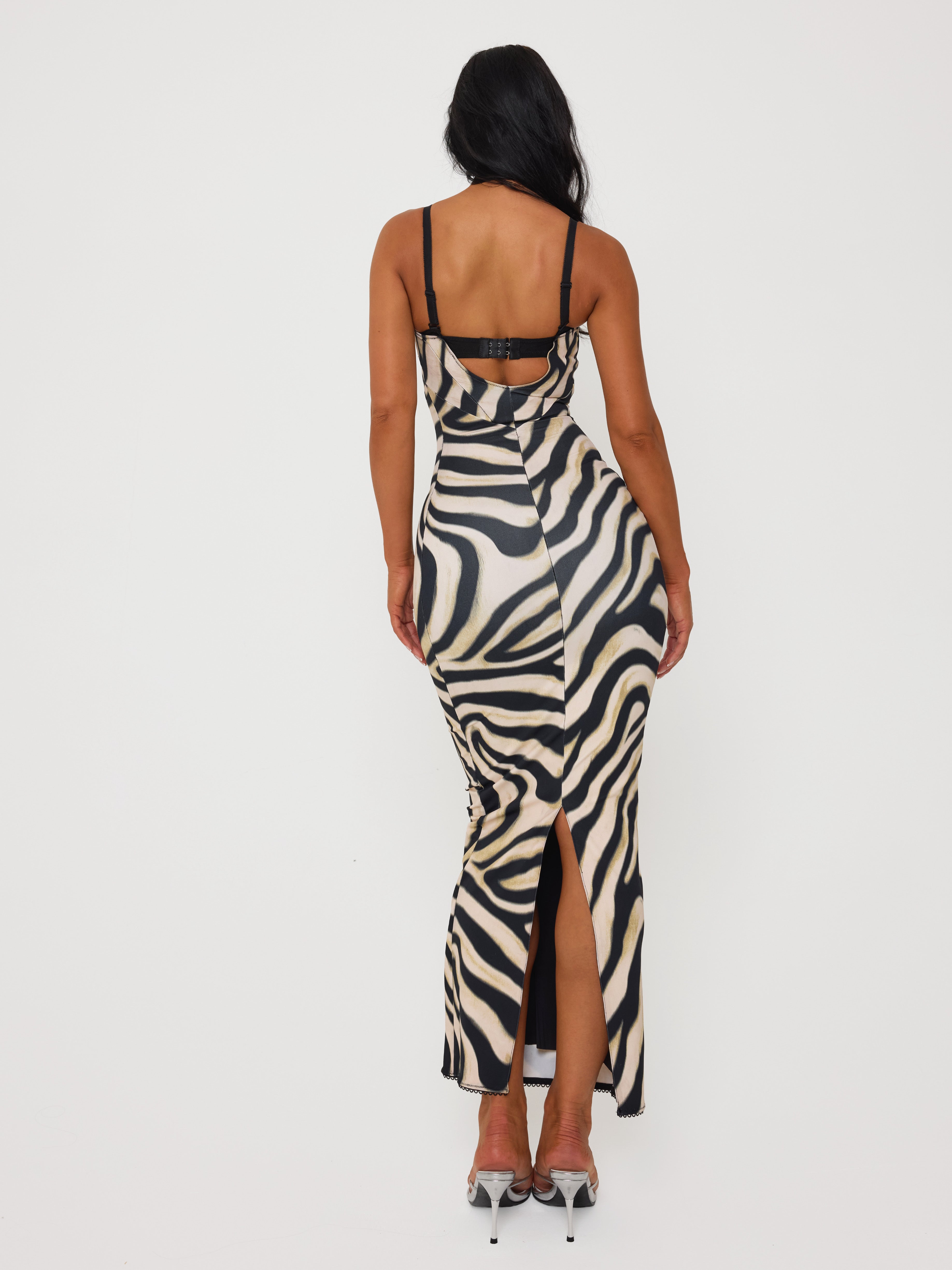 Contour Dress Zebra