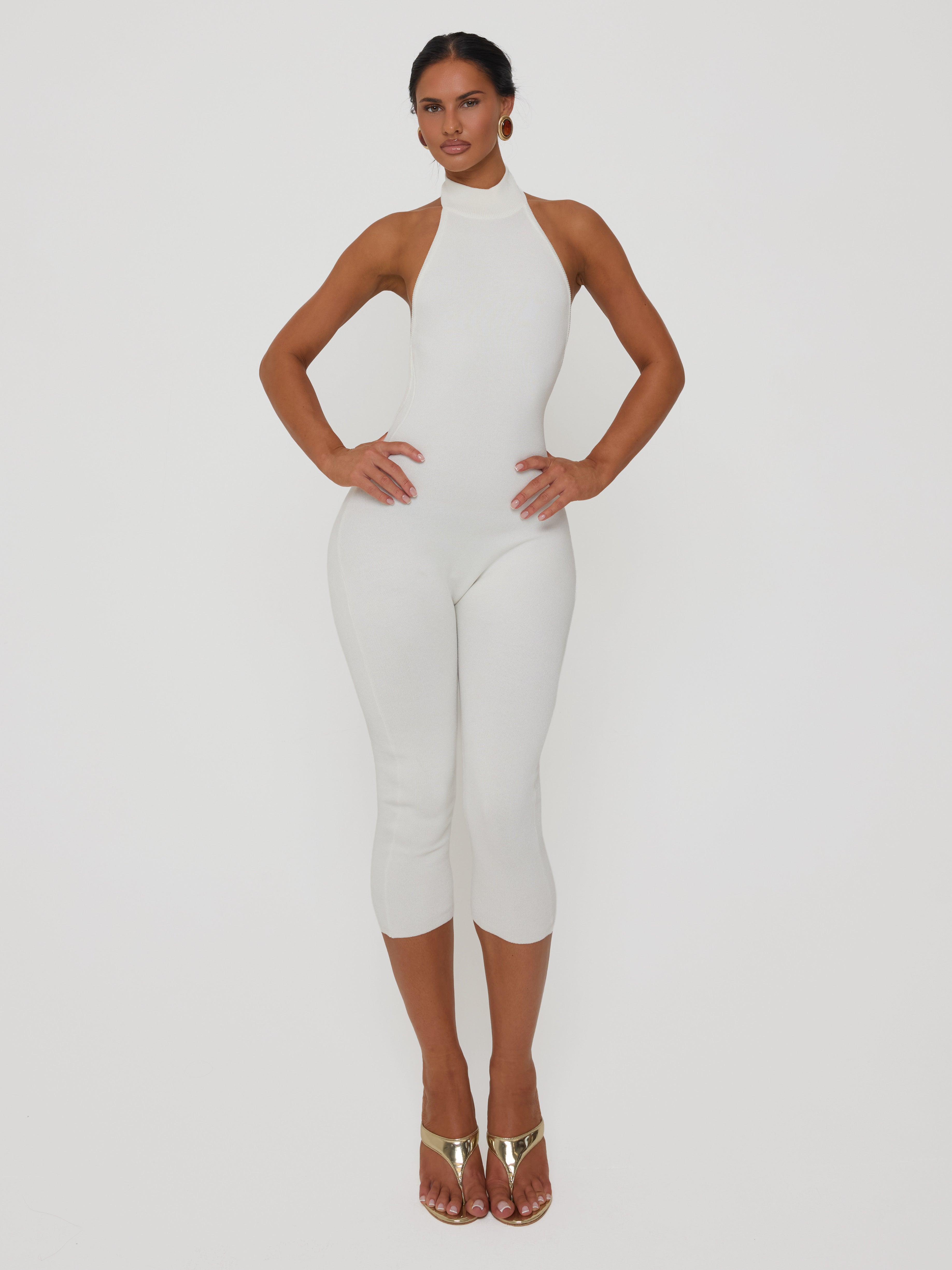 Capri Jumpsuit Salt