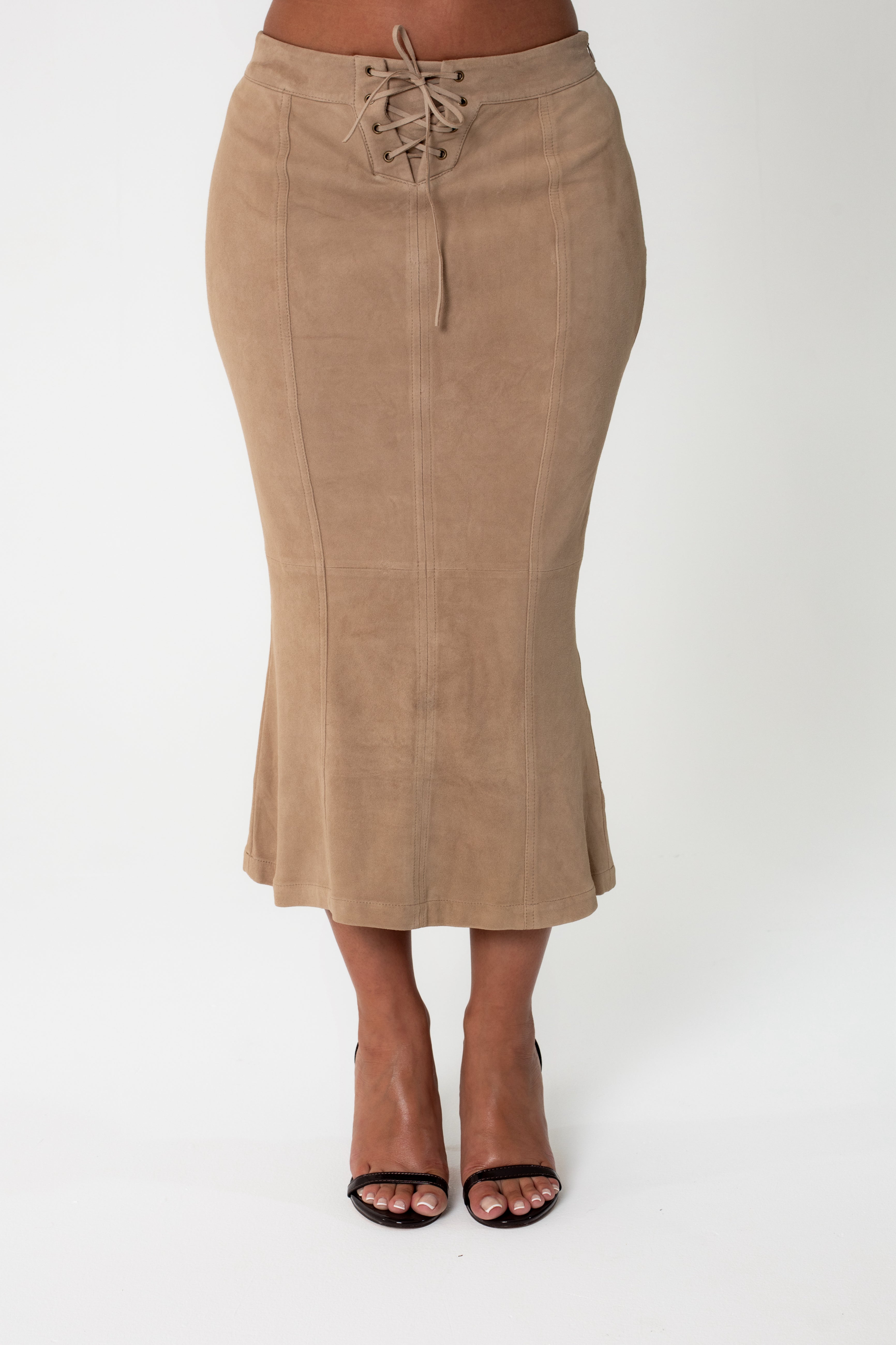 SUEDE SKIRT