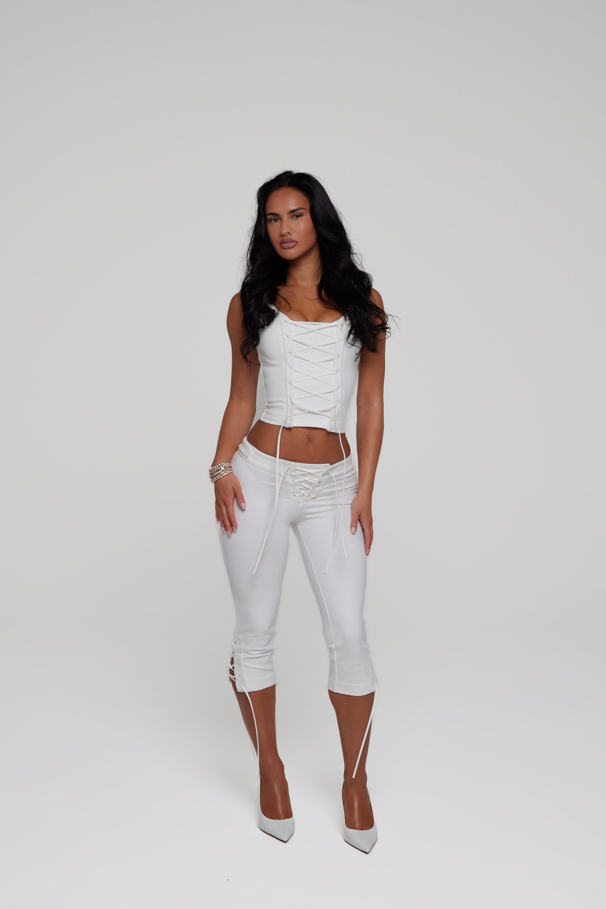 CORSET TOP WHITE