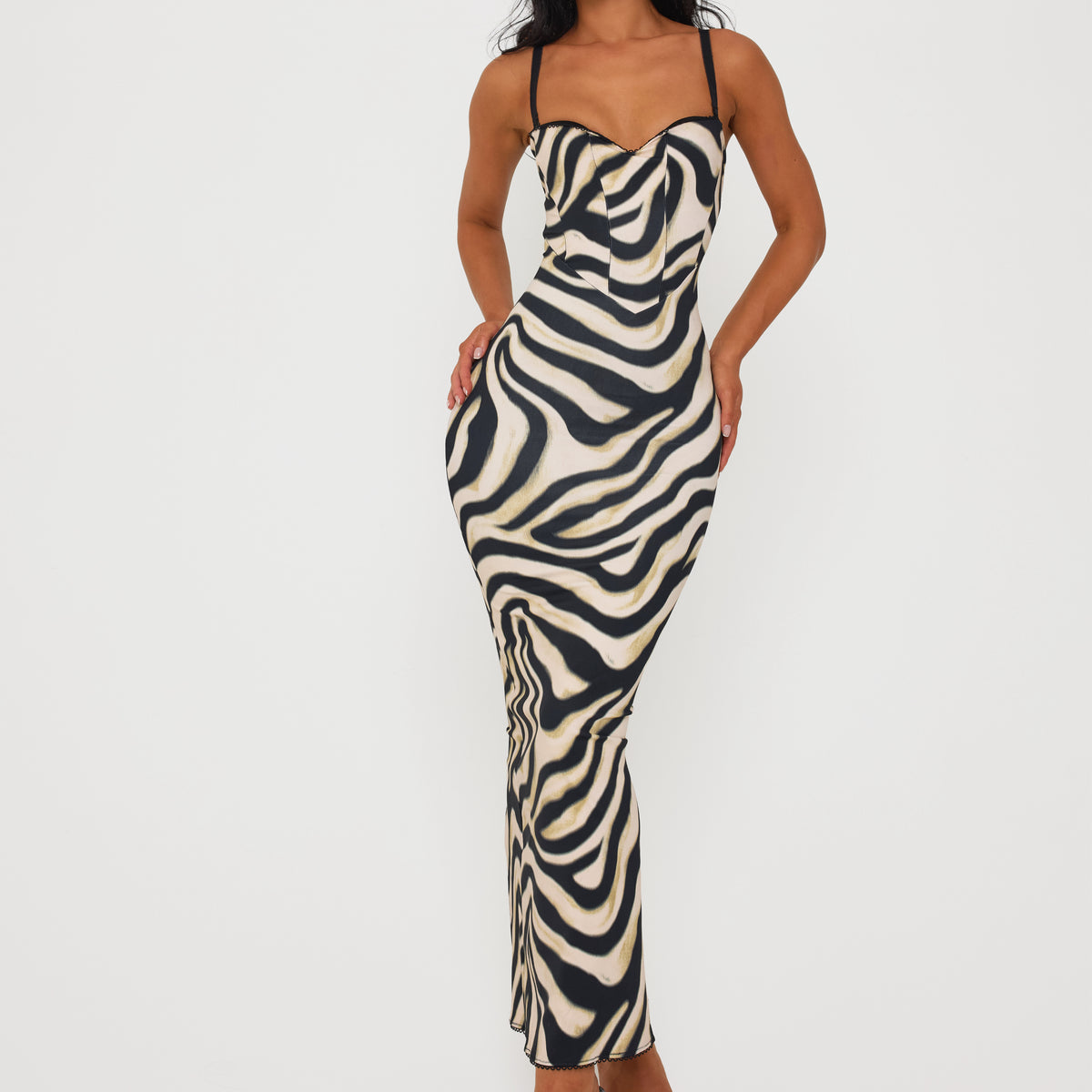 zebra print bodycon dress Contour Choose Your Size:8