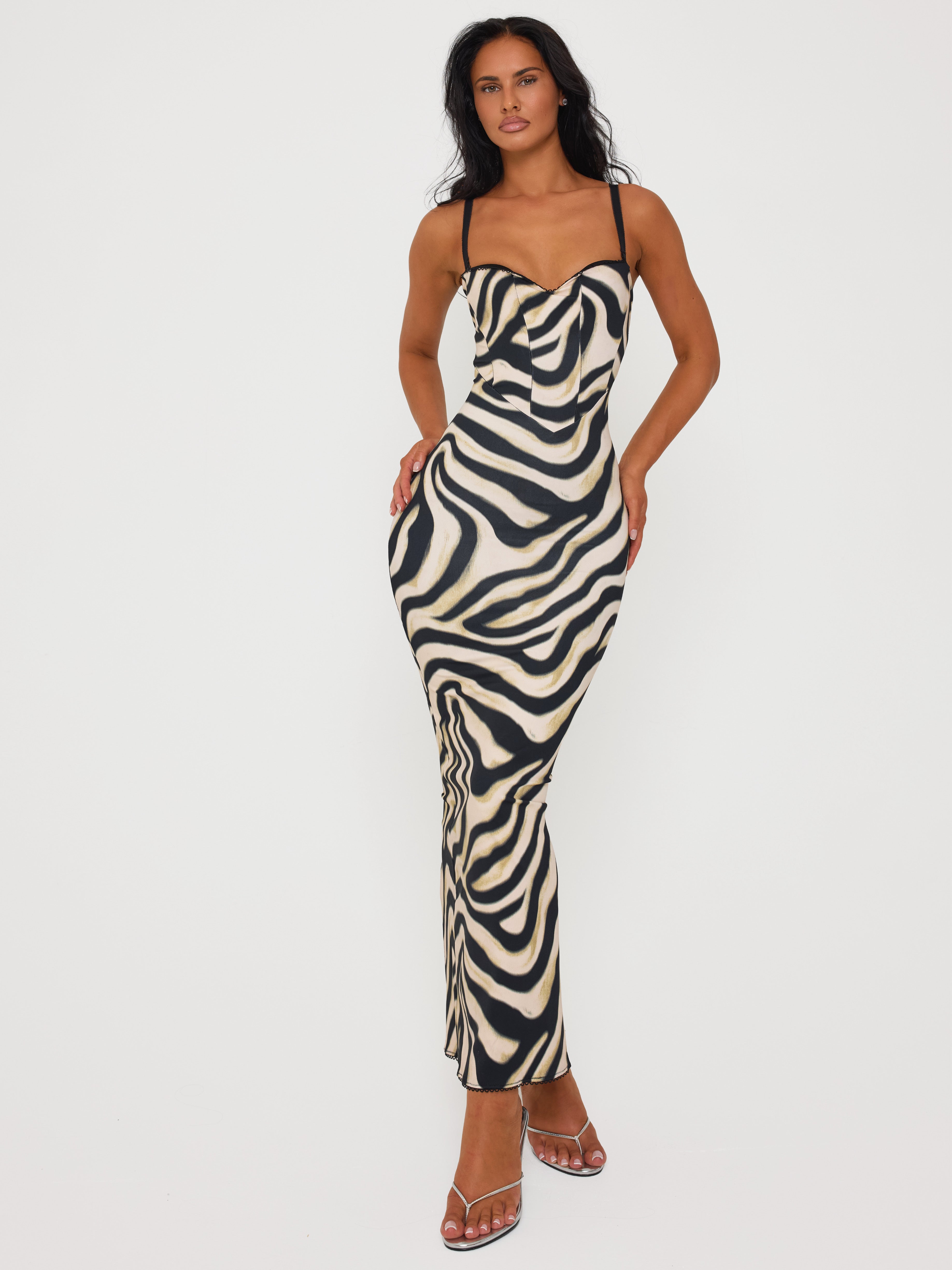 Contour Dress Zebra
