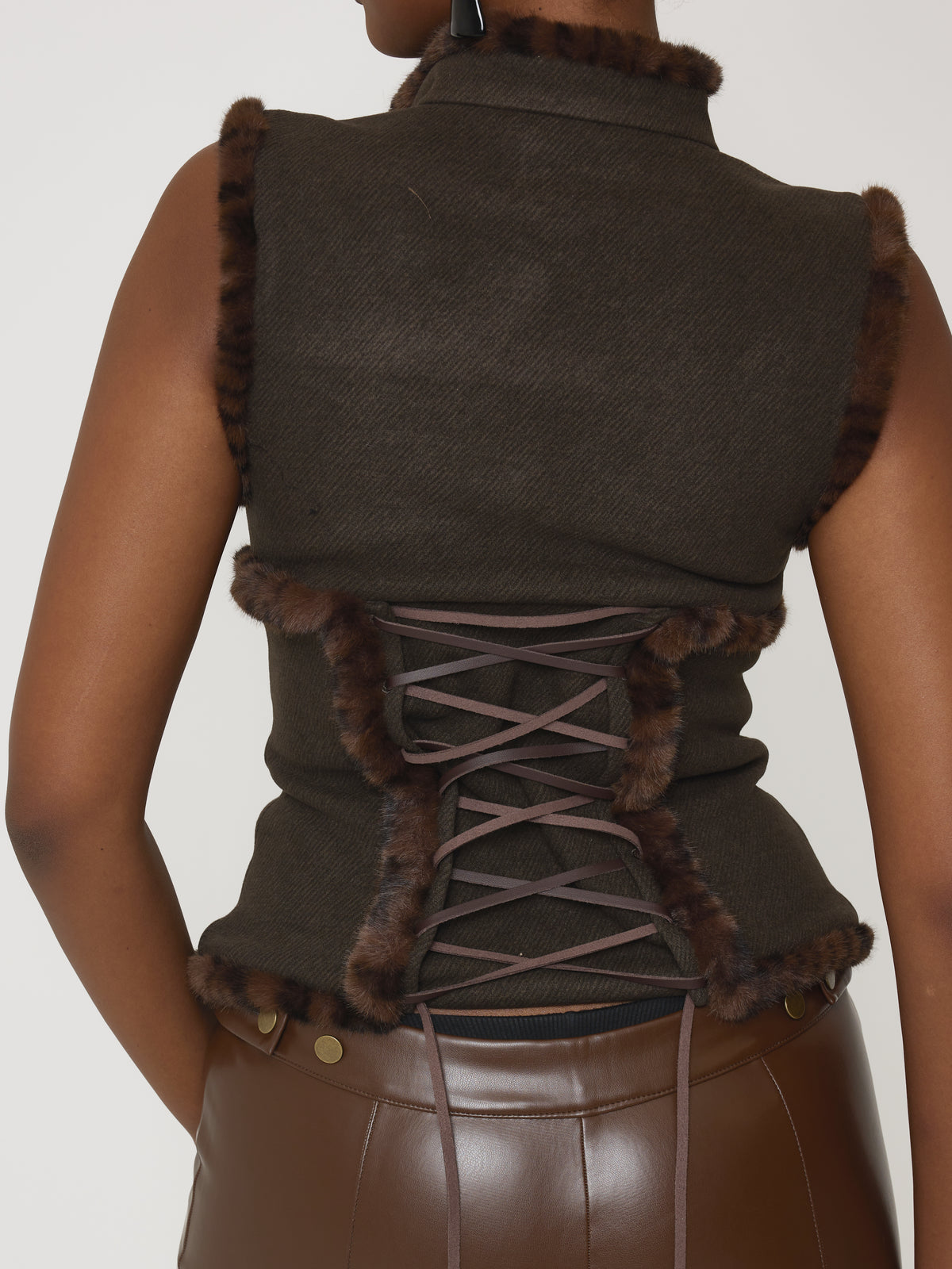 Twill Corset Wild Cat