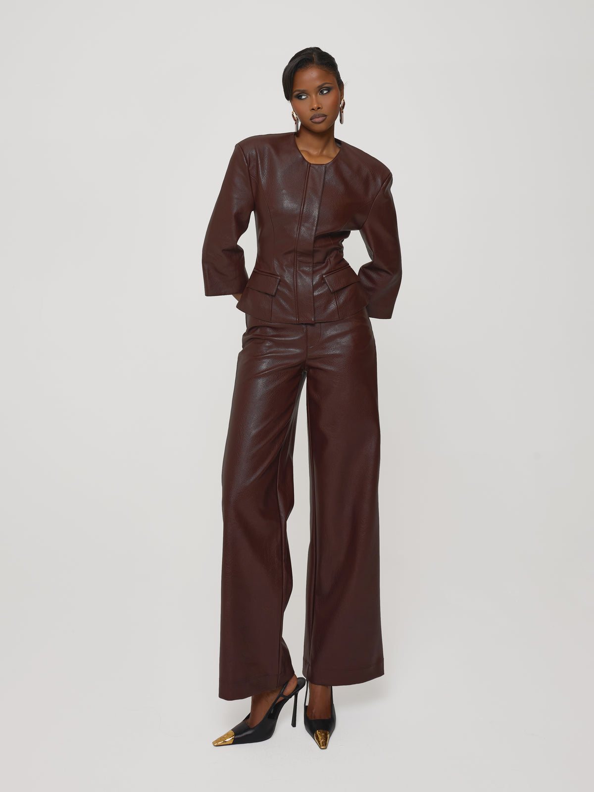 Straight Trouser Burgundy