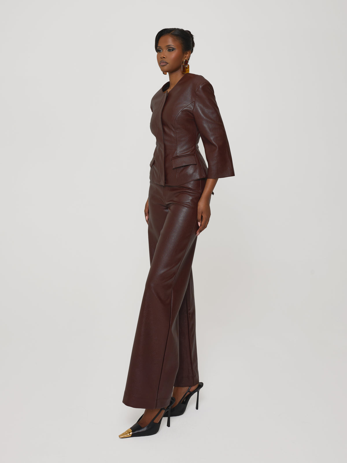 Straight Trouser Burgundy