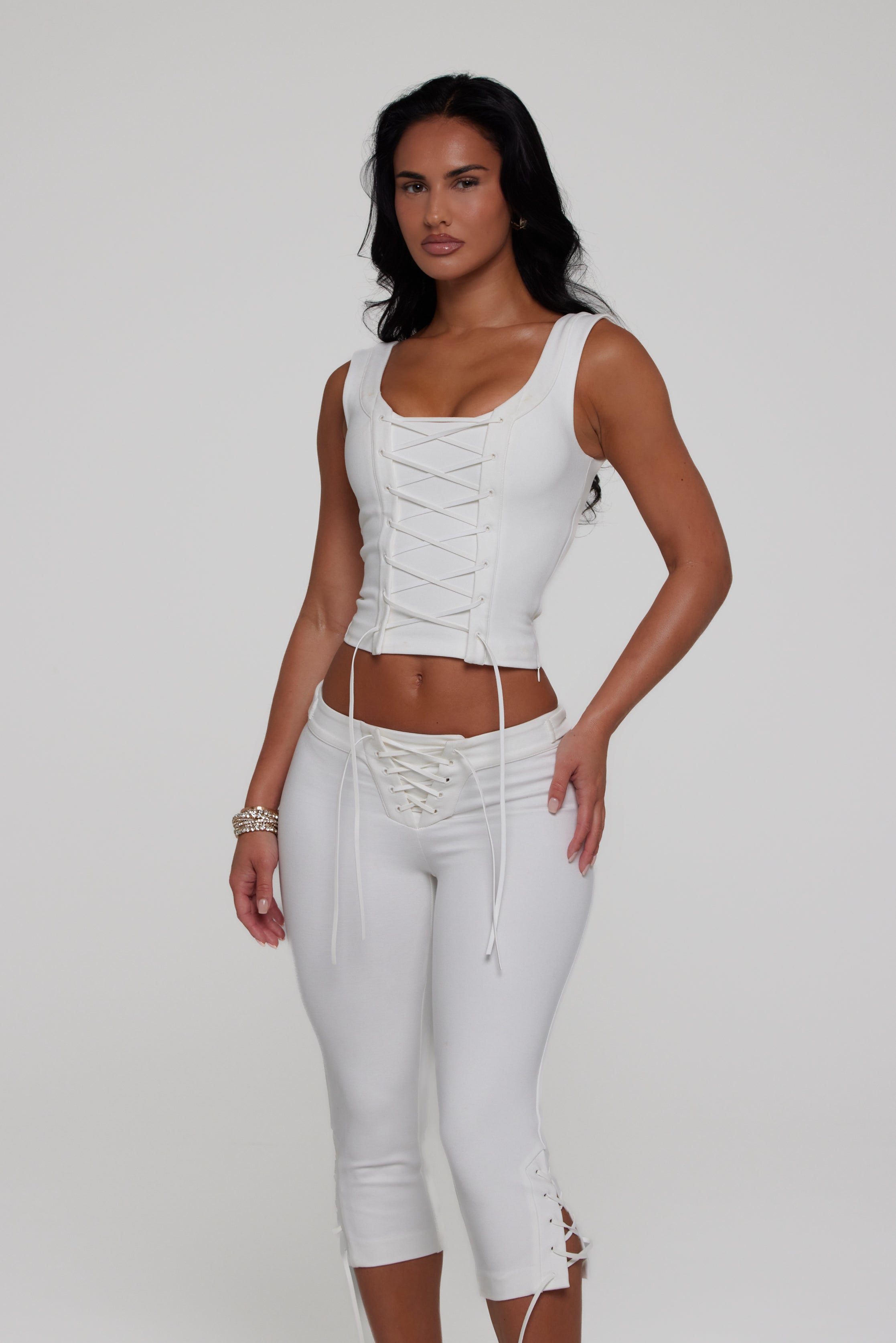 CORSET TOP WHITE