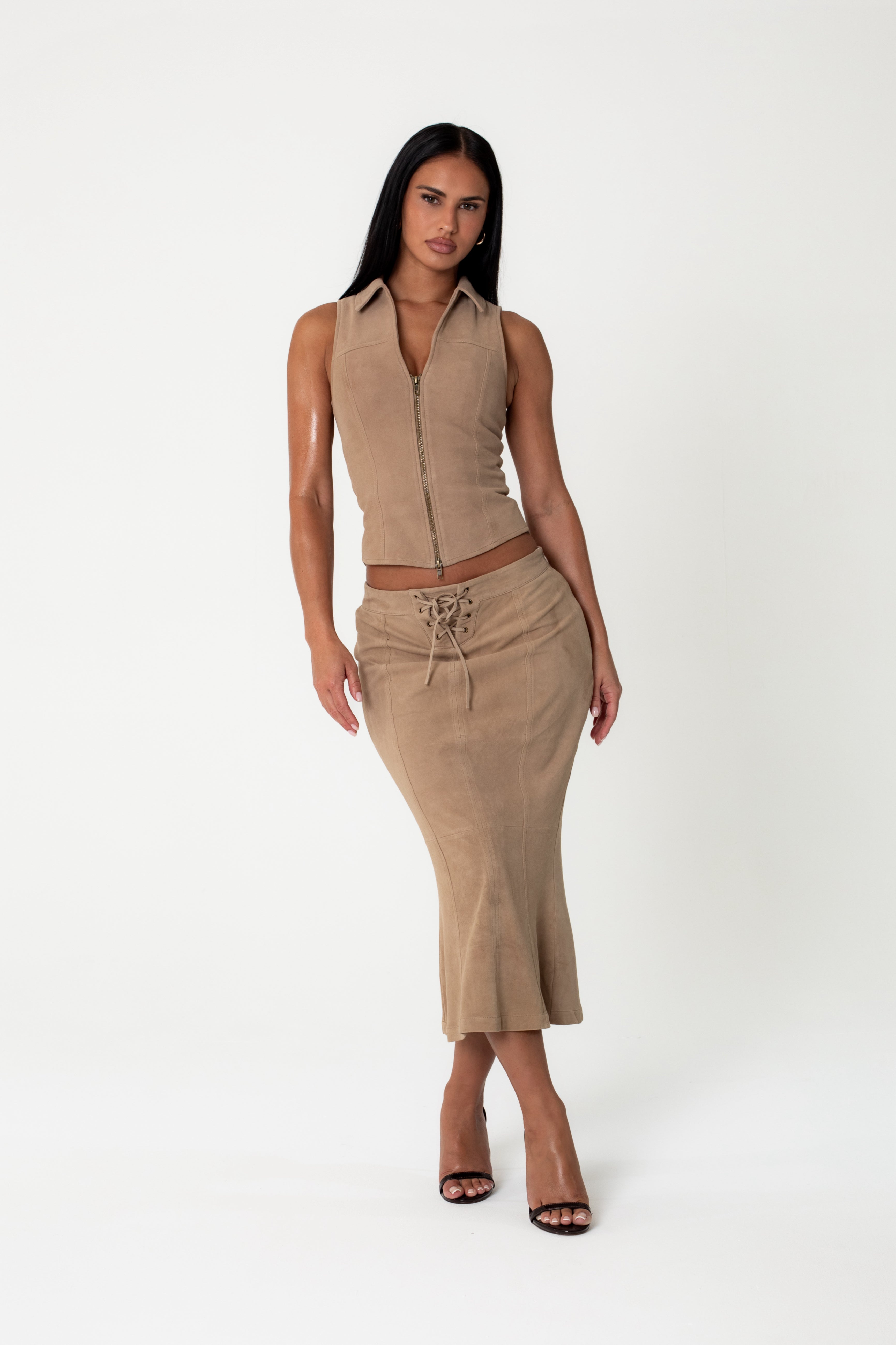 SUEDE VEST