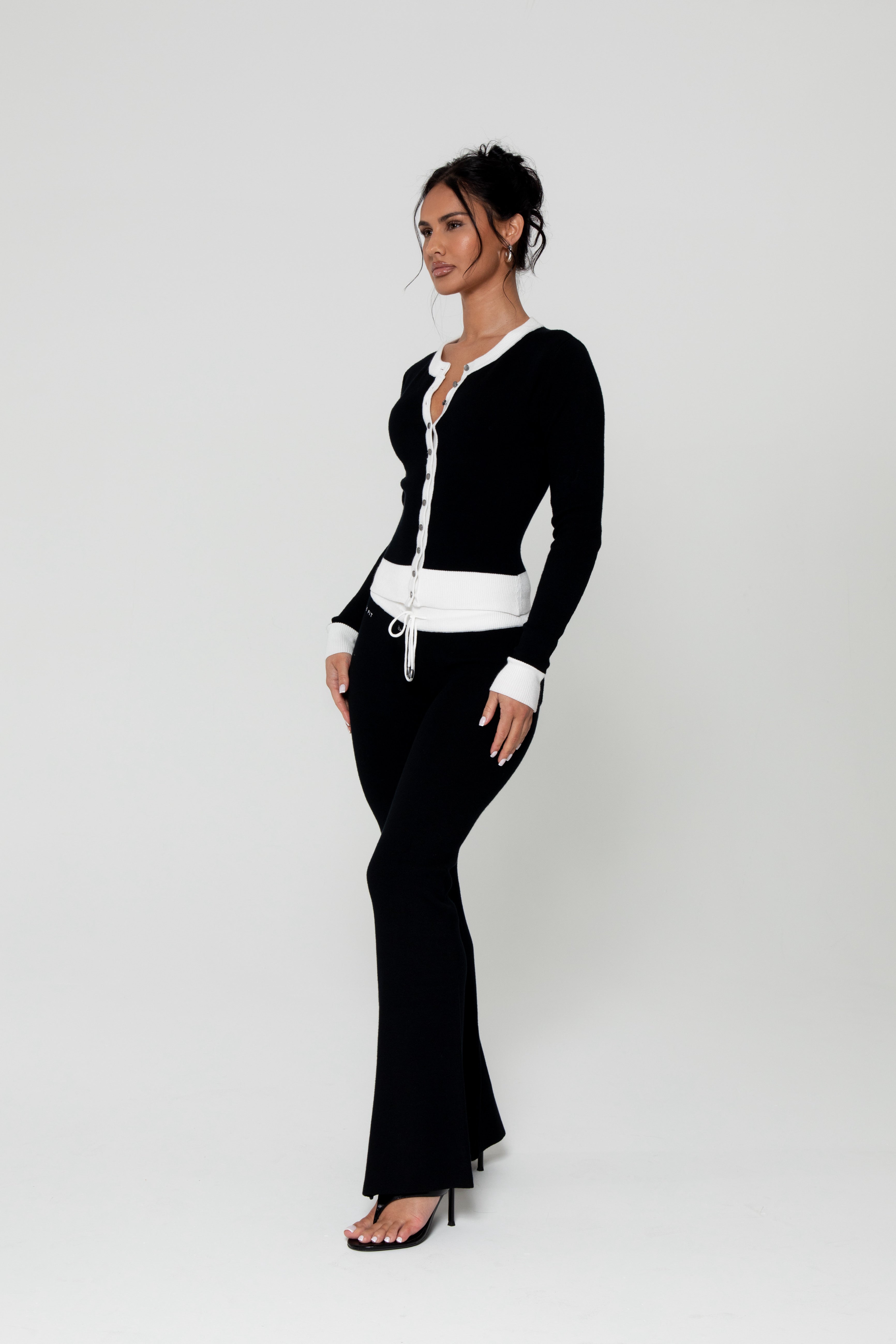 KNIT PANTS CAVIAR