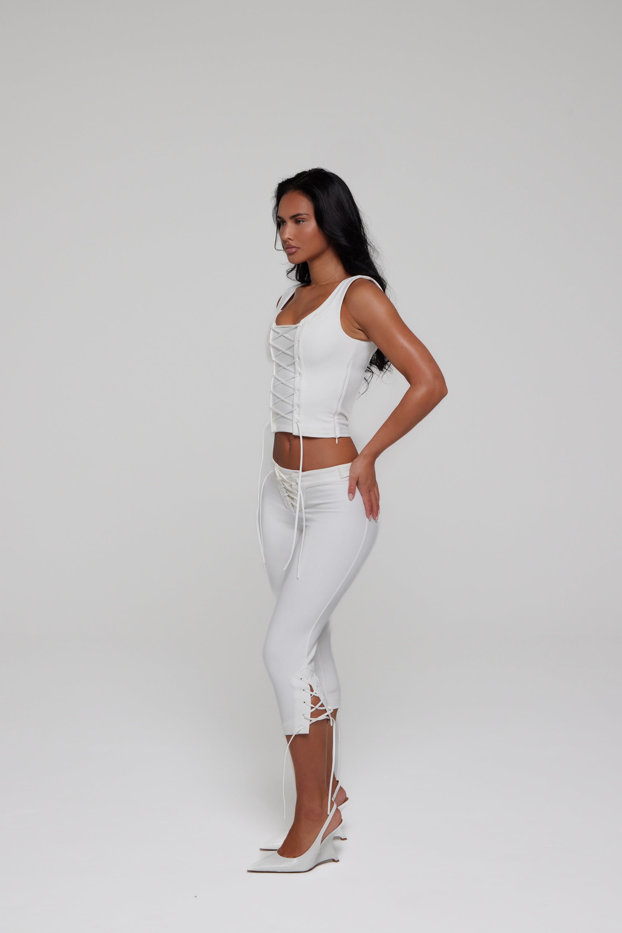 CORSET TOP WHITE