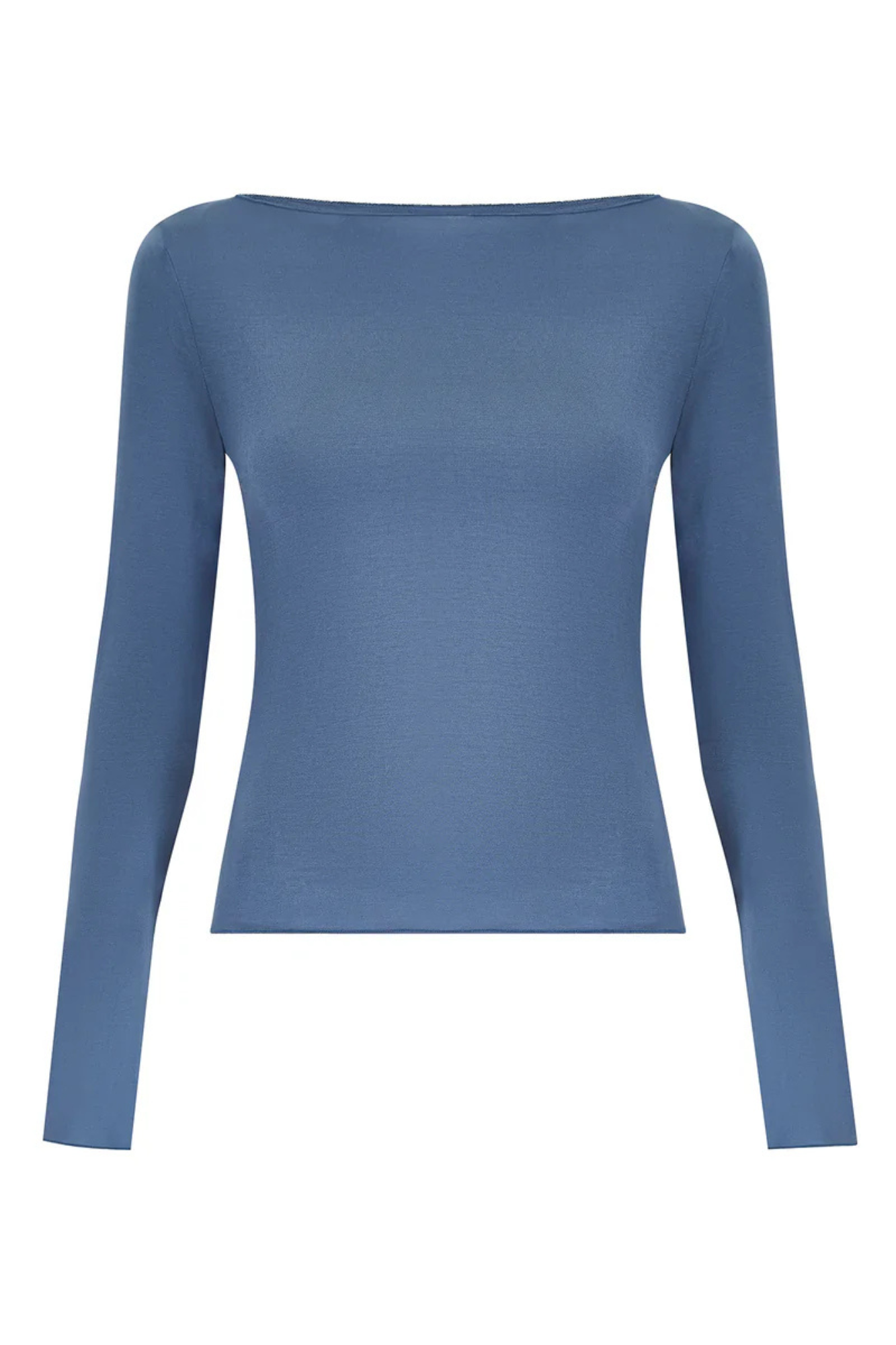 PETROL SEMI SHEER TOP