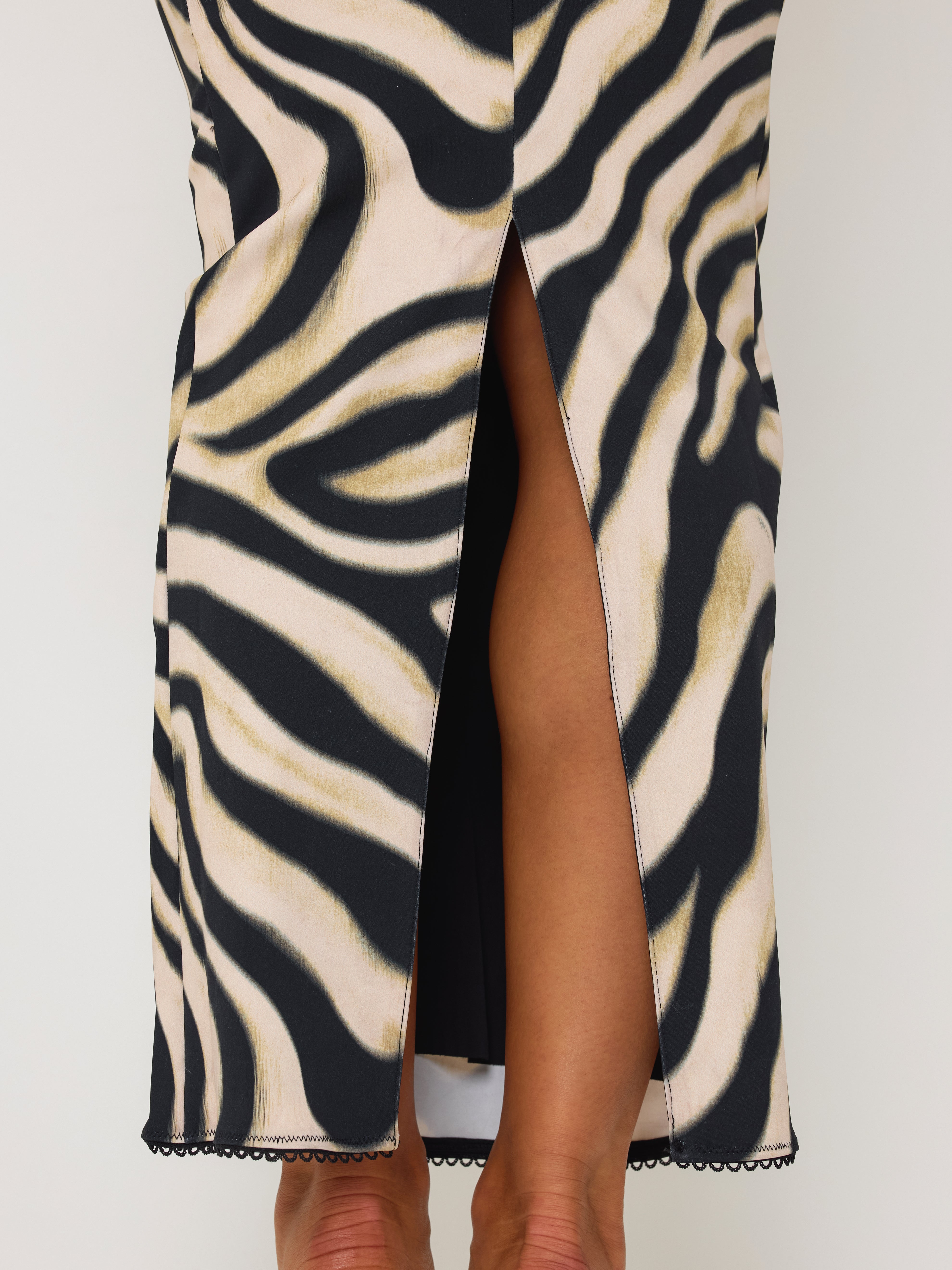 Contour Dress Zebra